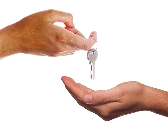 handing over keys